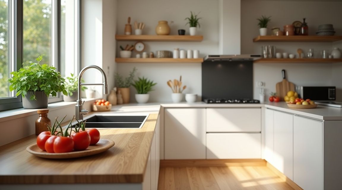 Como Projetar uma Cozinha Funcional e Estilosa - Principais benefícios de Como Projetar uma Cozinha Funcional e Estilosa ilustrados