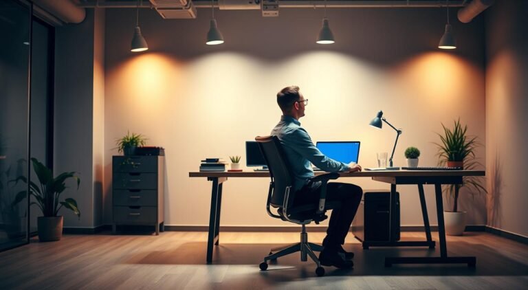 Como manter a postura correta no trabalho