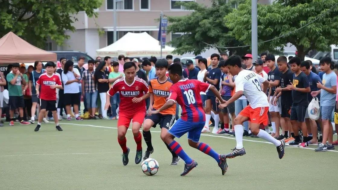 A cultura em torno do futebol de várzea