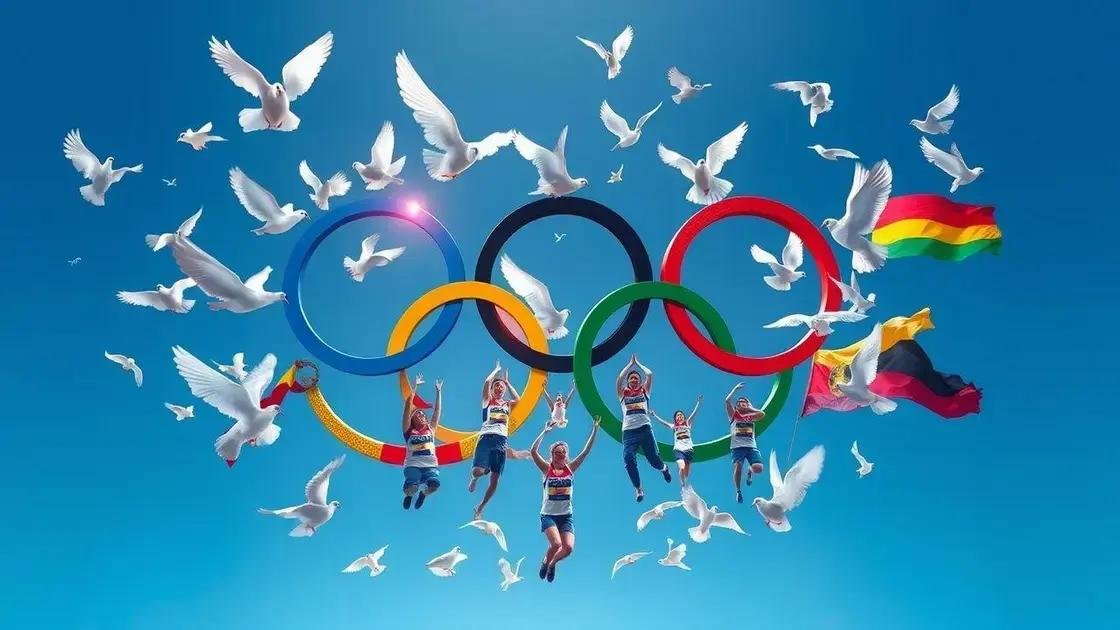 A importância dos Jogos Olímpicos para a paz A importância dos Jogos Olímpicos para a paz