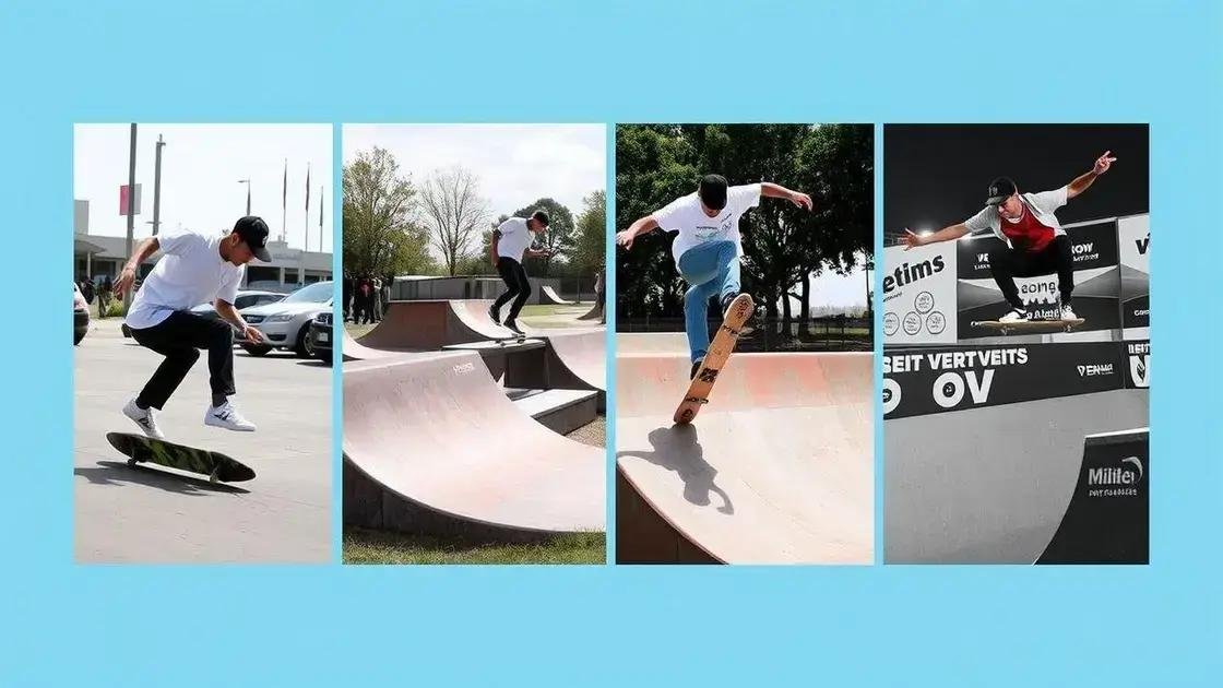 As principais modalidades do skate As principais modalidades do skate