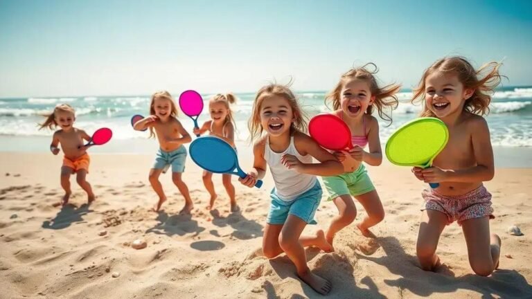 beach tennis infantil