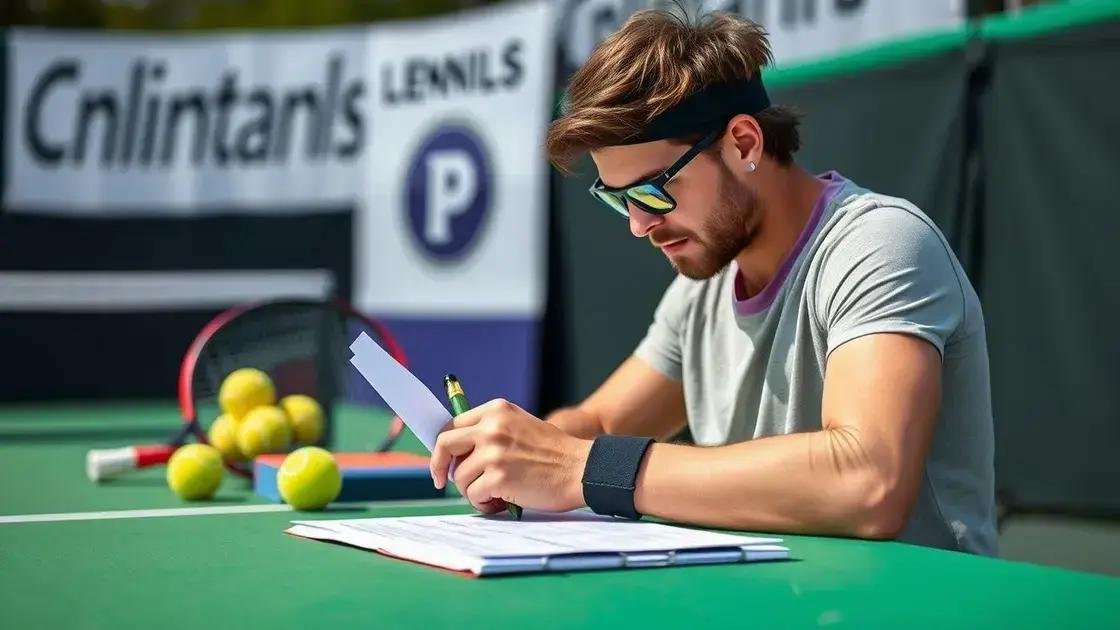 Como se inscrever em um torneio de tênis Como se inscrever em um torneio de tênis