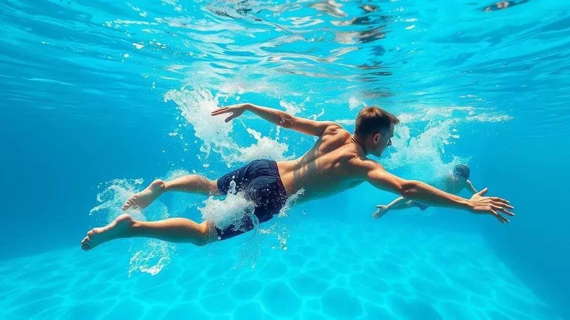 Natação: um exercício completo e refrescante Natação: um exercício completo e refrescante