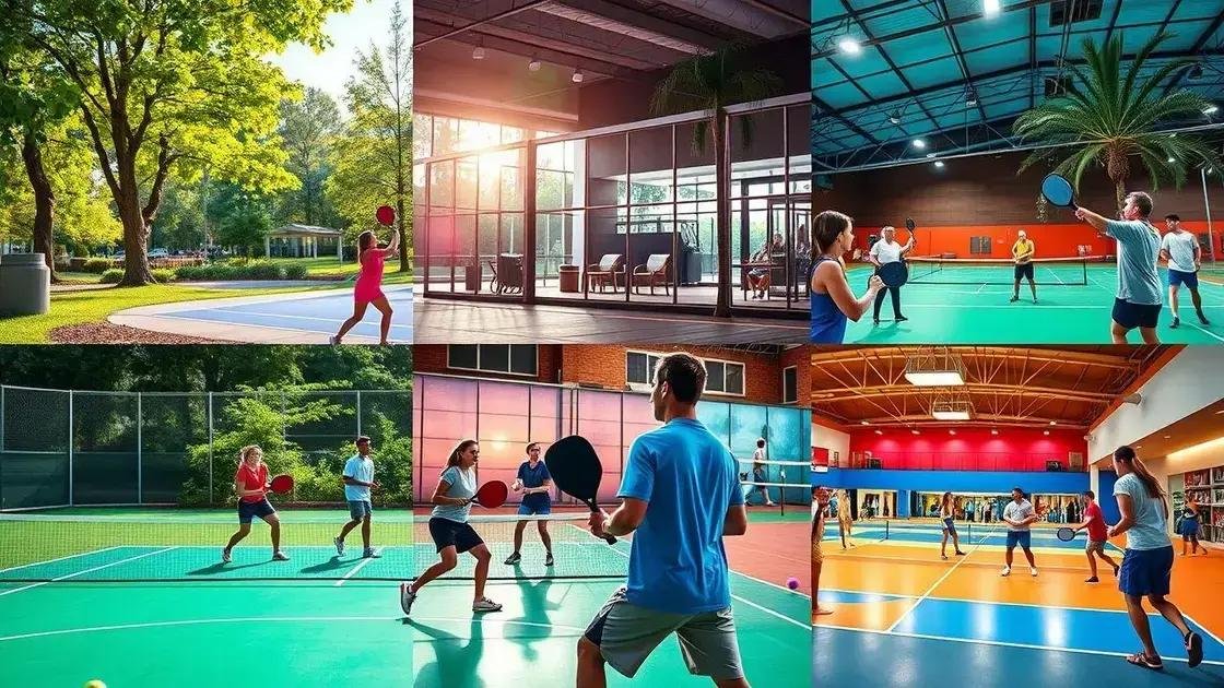 Onde praticar pickleball Onde praticar pickleball