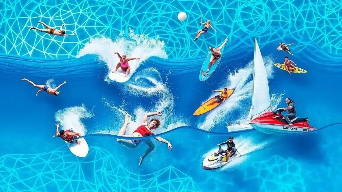 Principais modalidades de esportes aquáticos