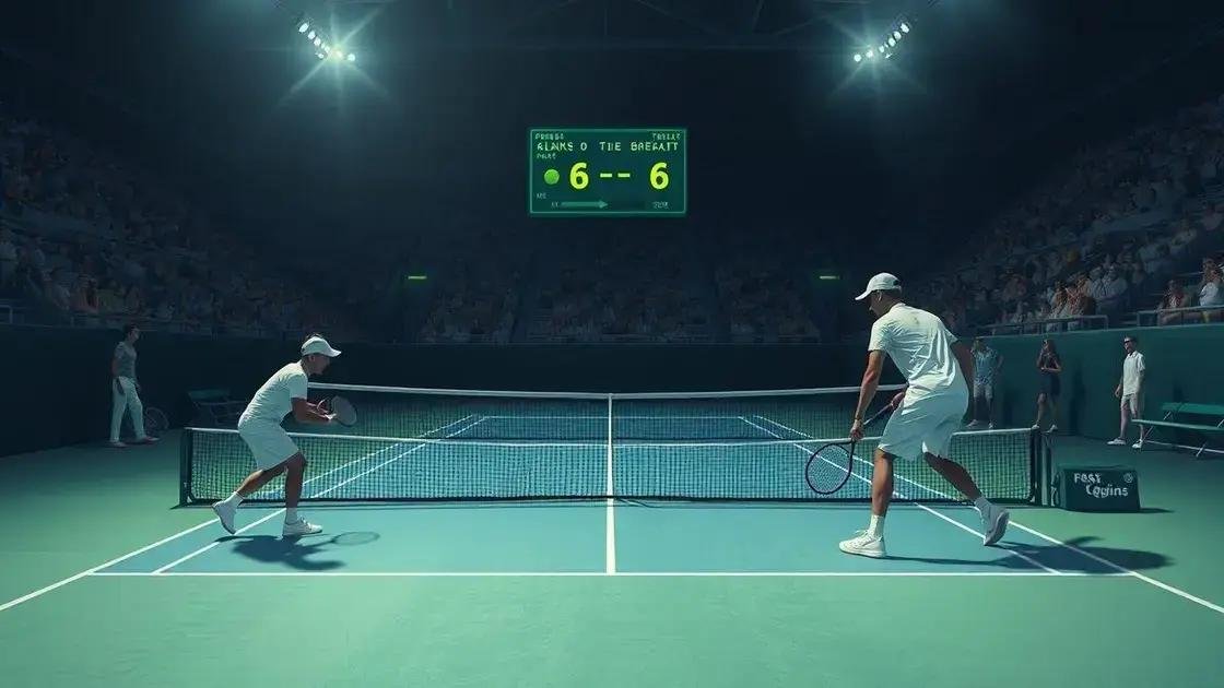 Quando é utilizado o tie break? Quando é utilizado o tie break?