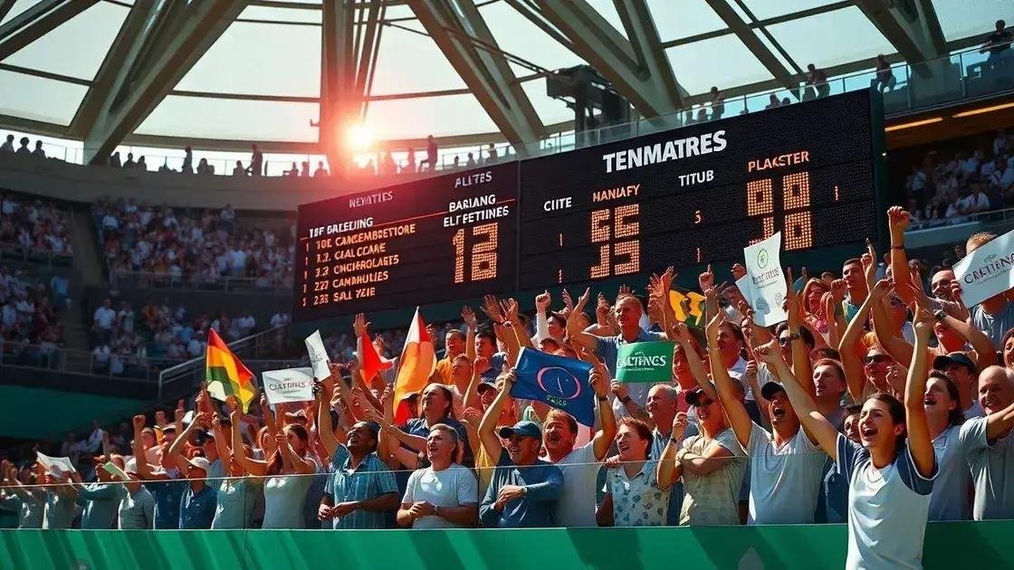 Resultados das últimas partidas