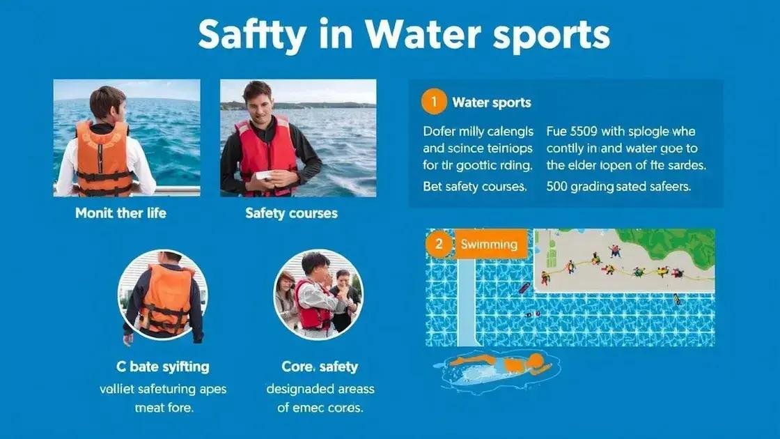 Segurança em esportes aquáticos