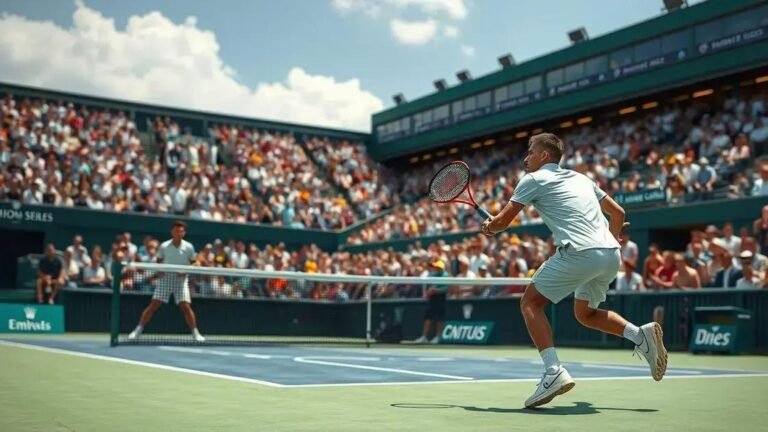 Torneio de tênis e sua atmosfera vibrante !! torneio de tênis